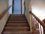 These are the stairs leading up to our bedrooms.